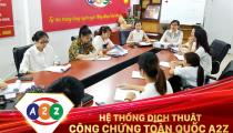 Dịch vụ dịch thuật công chứng Chuyên Nghiệp tại quận Hòa Vang