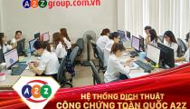 Dịch Thuật Chuyên Ngành Khách Sạn Nhà Hàng Tại A2Z Quận Ngũ Hành Sơn
